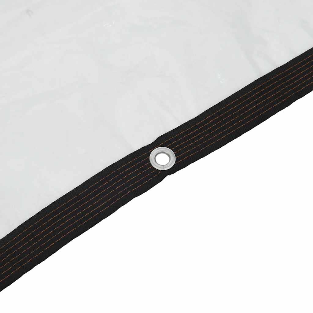 vidaXL Prelata transparenta cu ochiuri 1x12 m polietilena vidaXL Prelata transparenta cu ochiuri 1x12 m polietilena