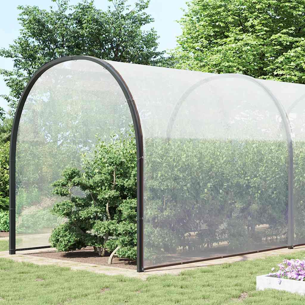 vidaXL Prelata transparenta cu ochiuri 10x12 m polietilena vidaXL Prelata transparenta cu ochiuri 10x12 m polietilena