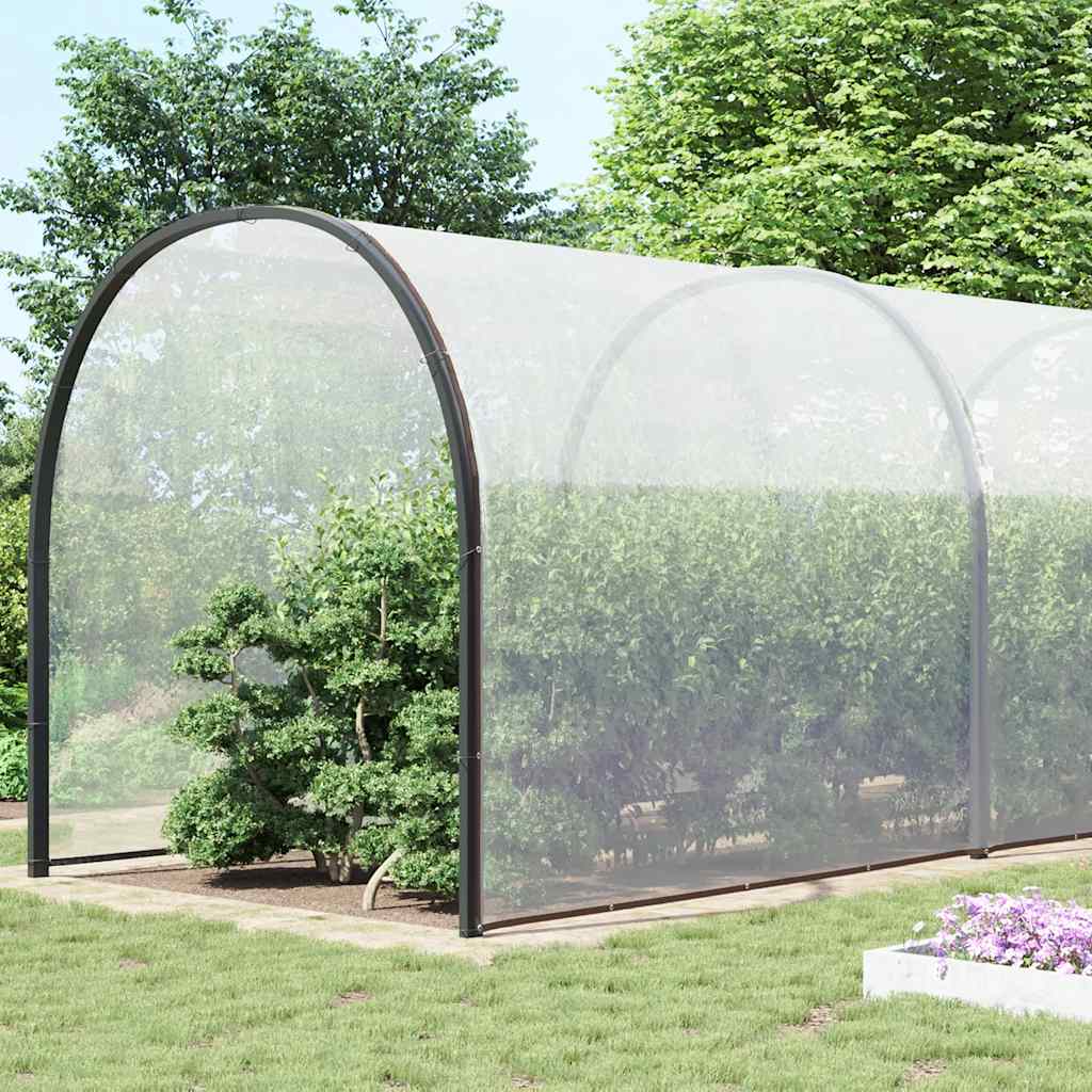 vidaXL Prelata transparenta cu ochiuri 12x12 m polietilena vidaXL Prelata transparenta cu ochiuri 12x12 m polietilena