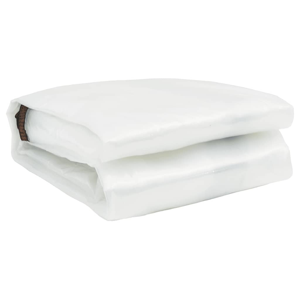 vidaXL Prelata transparenta cu ochiuri 12x12 m polietilena vidaXL Prelata transparenta cu ochiuri 12x12 m polietilena