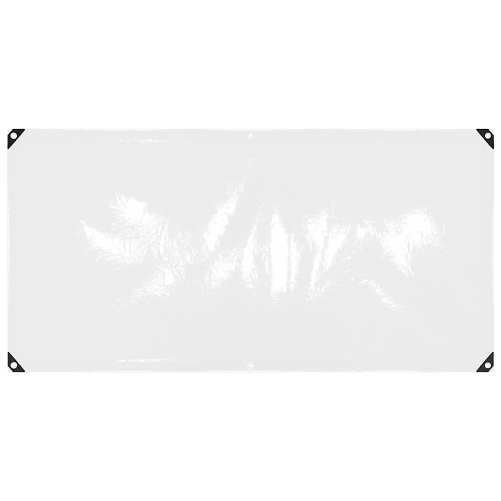 vidaXL Prelata transparenta cu ochiuri 1x2 m PVC vidaXL Prelata transparenta cu ochiuri 1x2 m PVC