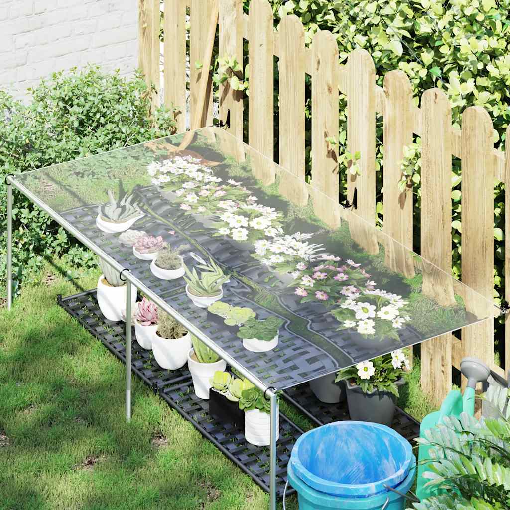 vidaXL Prelata transparenta cu ochiuri 1x2 m PVC vidaXL Prelata transparenta cu ochiuri 1x2 m PVC