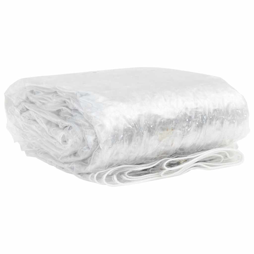 vidaXL Prelata transparenta cu ochiuri 1x5 m PVC vidaXL Prelata transparenta cu ochiuri 1x5 m PVC
