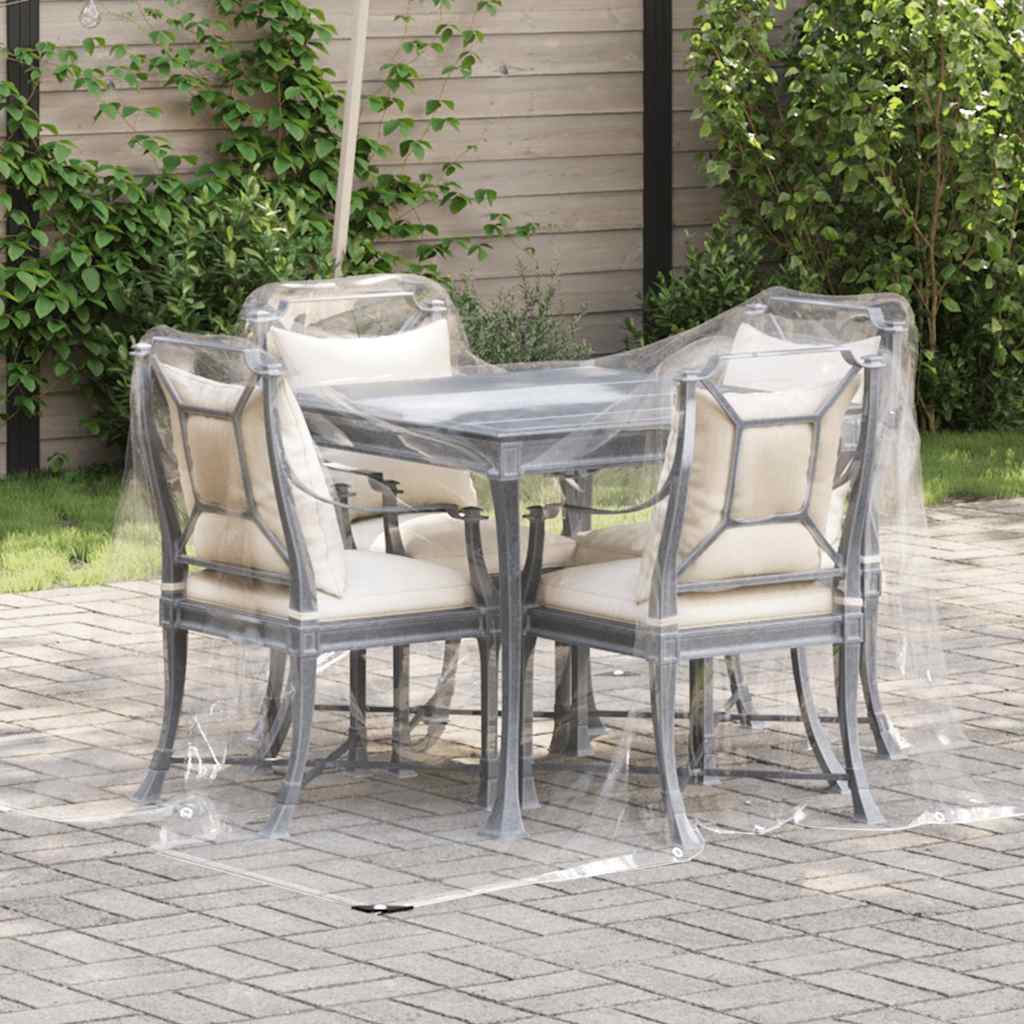 vidaXL Prelata transparenta cu ochiuri 2x3 m PVC vidaXL Prelata transparenta cu ochiuri 2x3 m PVC