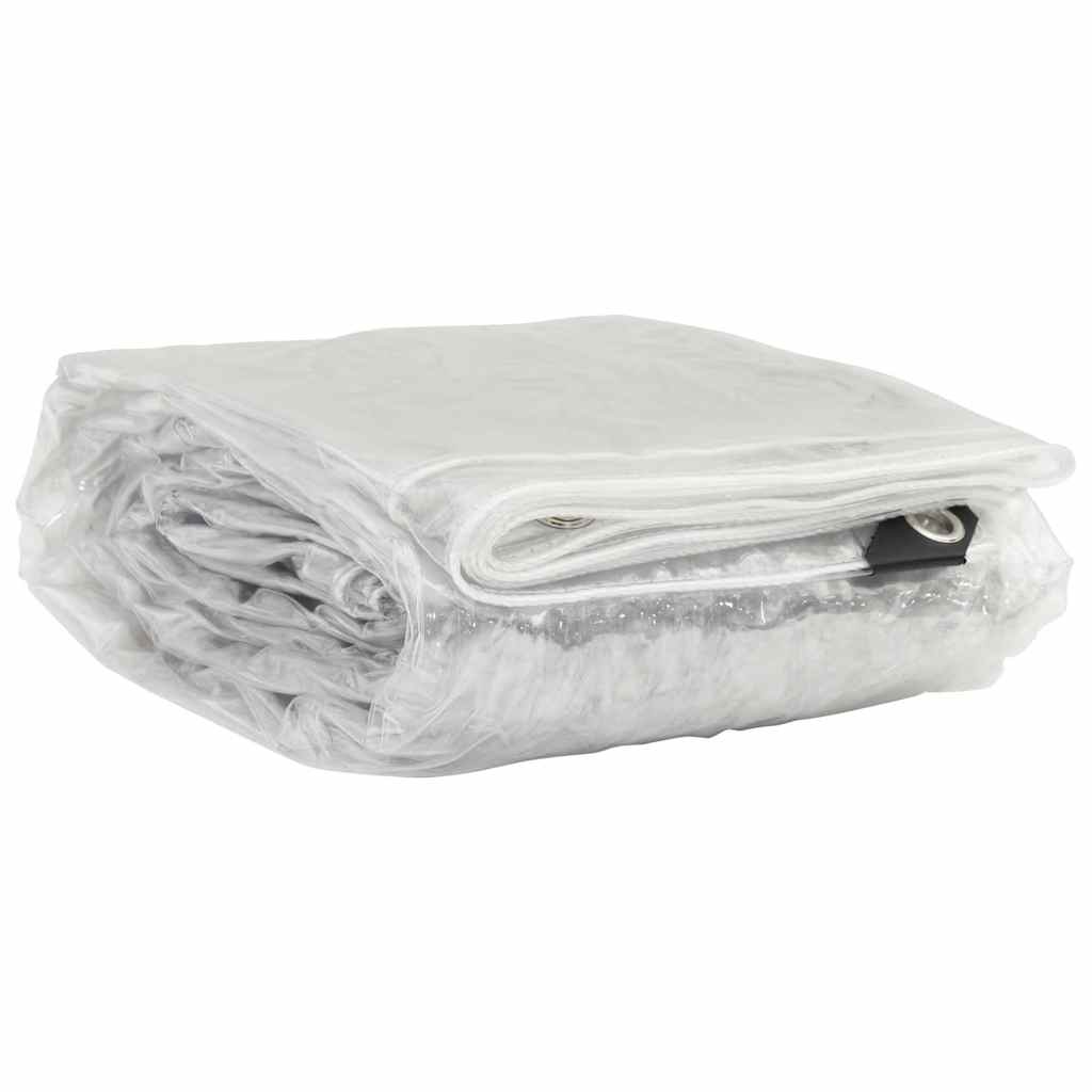 vidaXL Prelata transparenta cu ochiuri 2x6 m PVC vidaXL Prelata transparenta cu ochiuri 2x6 m PVC