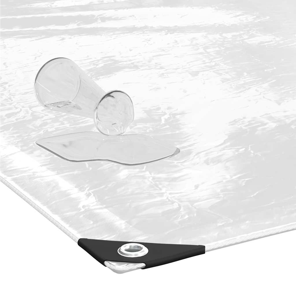 vidaXL Prelata transparenta cu ochiuri 3x12 m PVC vidaXL Prelata transparenta cu ochiuri 3x12 m PVC
