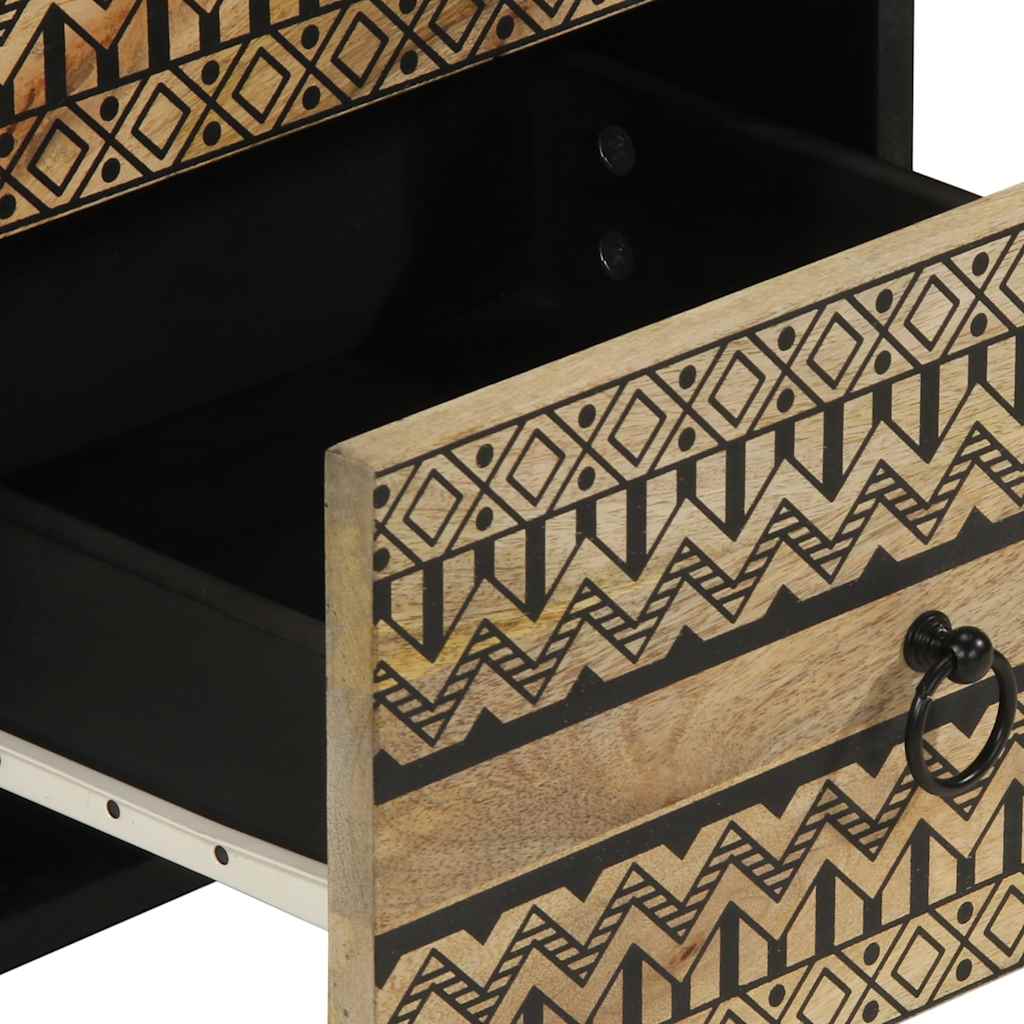 vidaXL Dulap, 40x33,5x75 cm, lemn masiv de mango brut