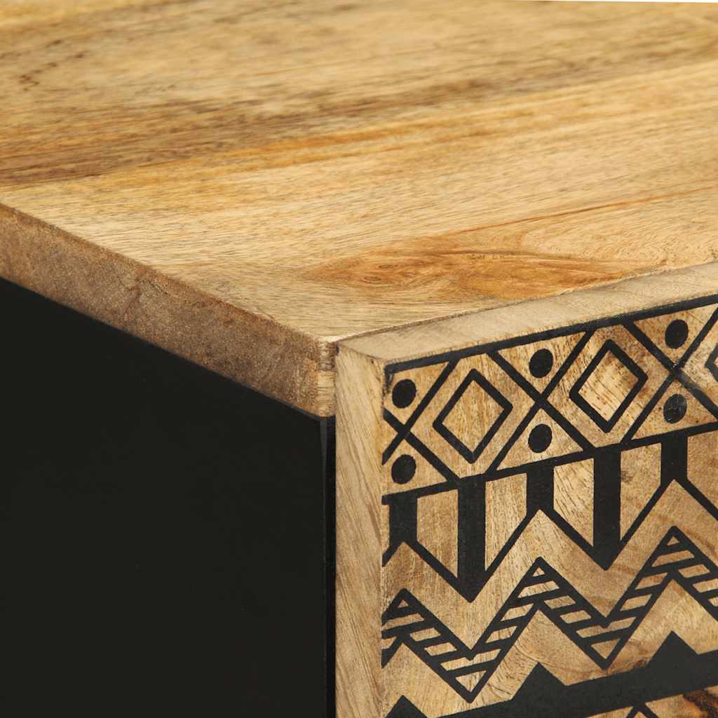 vidaXL Dulap, 60x33,5x75 cm, lemn masiv de mango brut