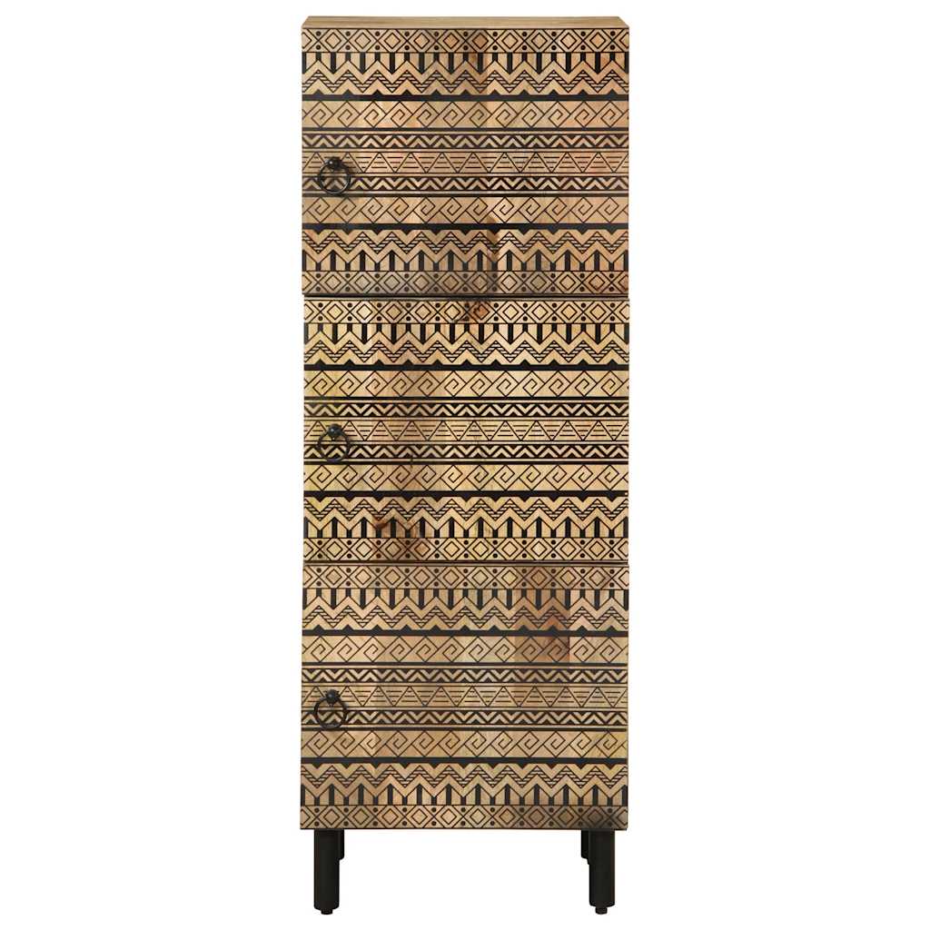 vidaXL Dulap înalt, 40x33,5x110 cm, lemn masiv de mango brut vidaXL Dulap înalt, 40x33,5x110 cm, lemn masiv de mango brut