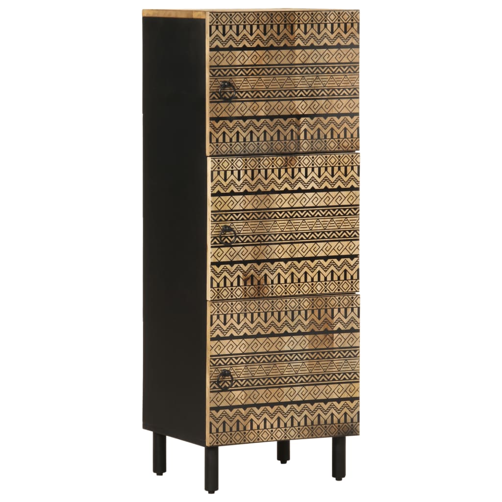vidaXL Dulap înalt, 40x33,5x110 cm, lemn masiv de mango brut vidaXL Dulap înalt, 40x33,5x110 cm, lemn masiv de mango brut