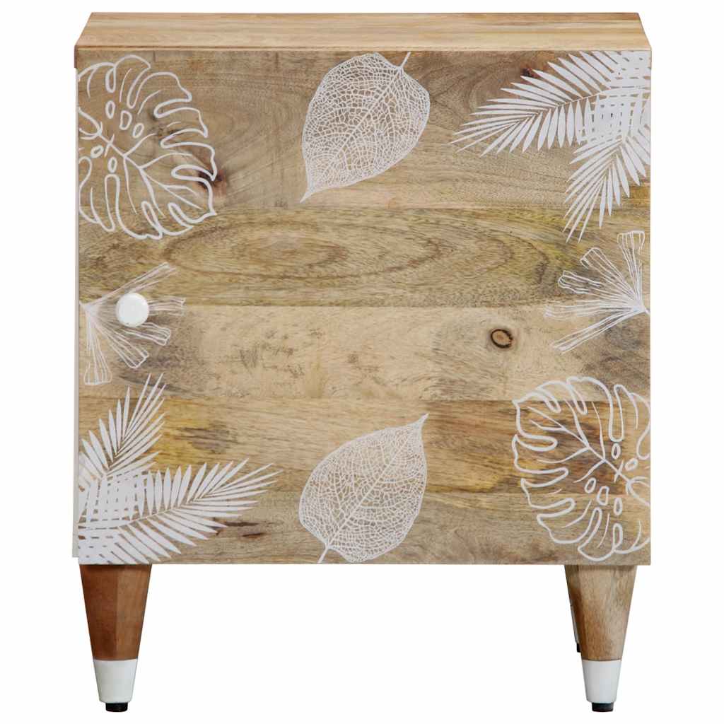 vidaXL Noptiere, 2 buc., 40x33,5x46 cm, lemn masiv de acacia