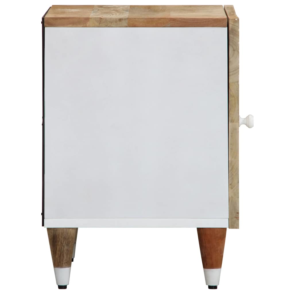 vidaXL Noptiere, 2 buc., 40x33,5x46 cm, lemn masiv de acacia