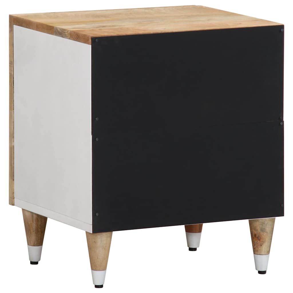vidaXL Noptiere, 2 buc., 40x33,5x46 cm, lemn masiv de acacia