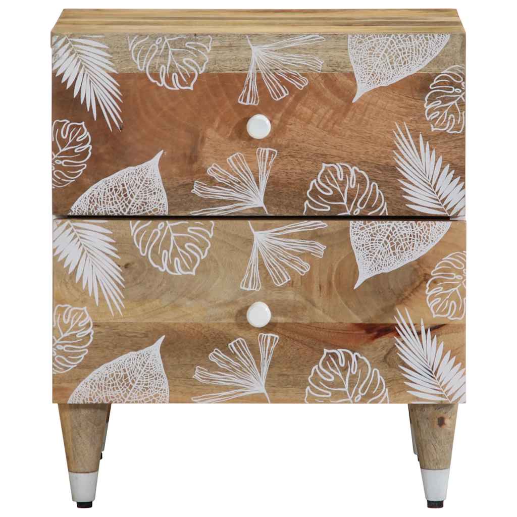 vidaXL Noptiere, 2 buc., 40x33,5x46 cm, lemn masiv de acacia