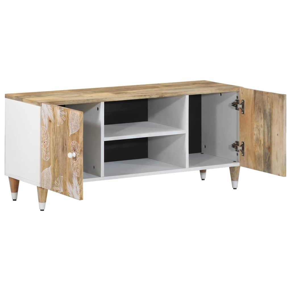 vidaXL Dulap TV 105x33,5x46 cm lemn masiv de mango