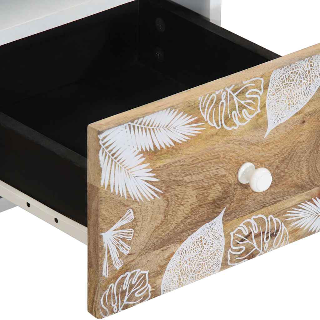 vidaXL Comodă TV, 70x33,5x46 cm, lemn masiv de mango vidaXL Comodă TV, 70x33,5x46 cm, lemn masiv de mango