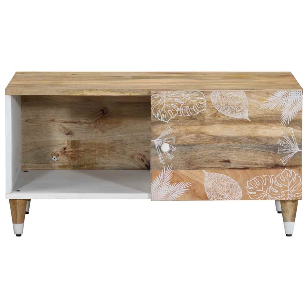 vidaXL Măsuță de cafea, 80x50x40 cm, lemn masiv de mango vidaXL Măsuță de cafea, 80x50x40 cm, lemn masiv de mango
