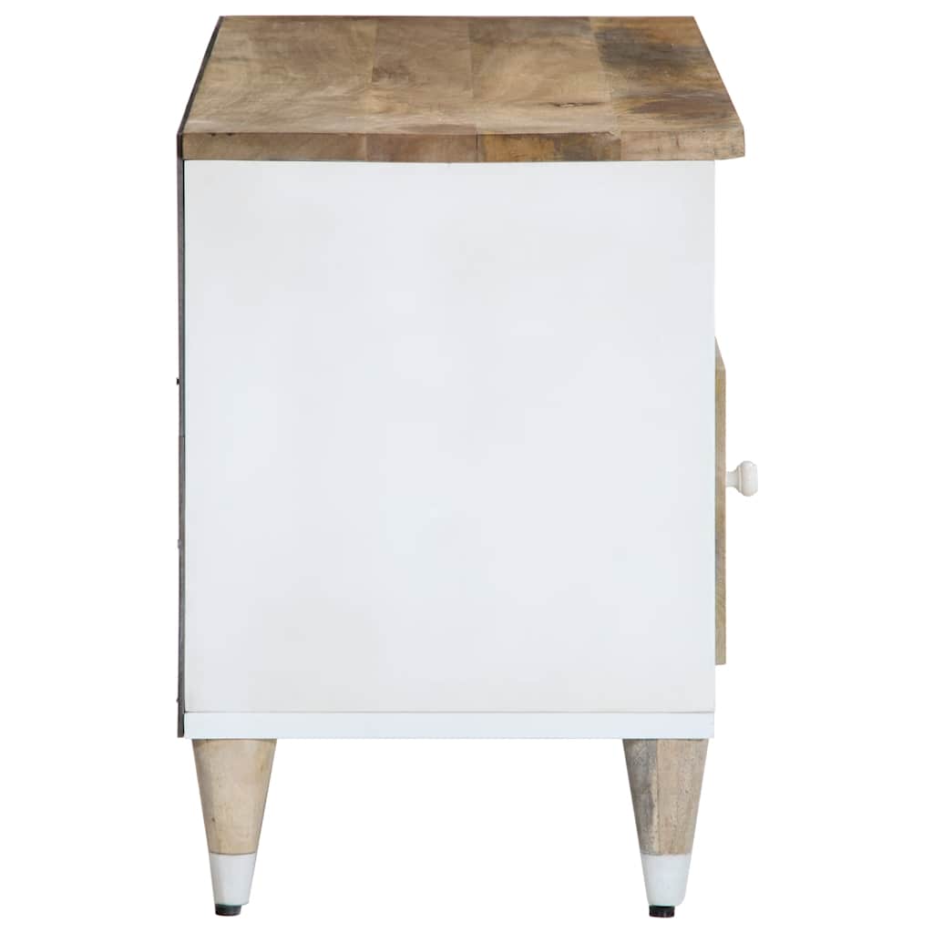 vidaXL Comodă TV, 100x33,5x46 cm, lemn masiv de mango