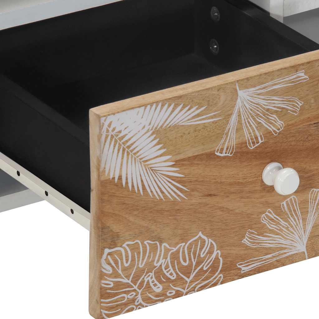 vidaXL Comodă TV, 100x33,5x46 cm, lemn masiv de mango vidaXL Comodă TV, 100x33,5x46 cm, lemn masiv de mango