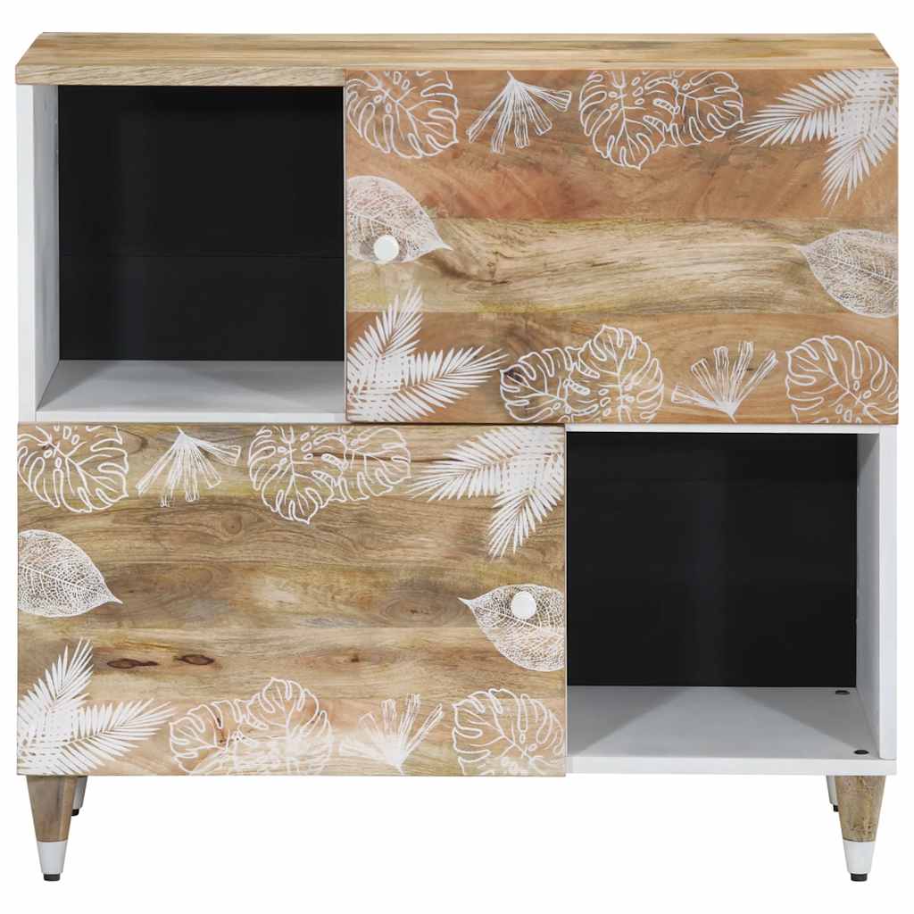 vidaXL Servantă, 80x33,5x75 cm, lemn masiv de mango