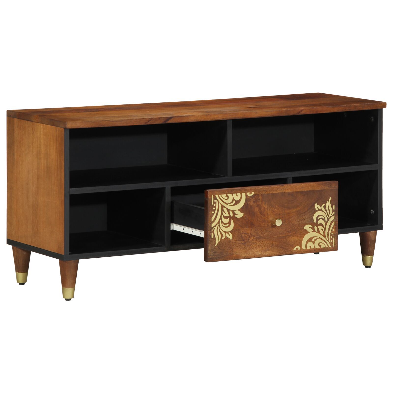 vidaXL Dulap TV 100x33x46 cm Lemn Masiv de Mango vidaXL Dulap TV 100x33x46 cm Lemn Masiv de Mango