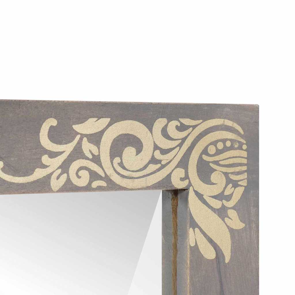 vidaXL Oglindă pentru baie cu oglindă Gri 70 x 50 x 2,5 cm