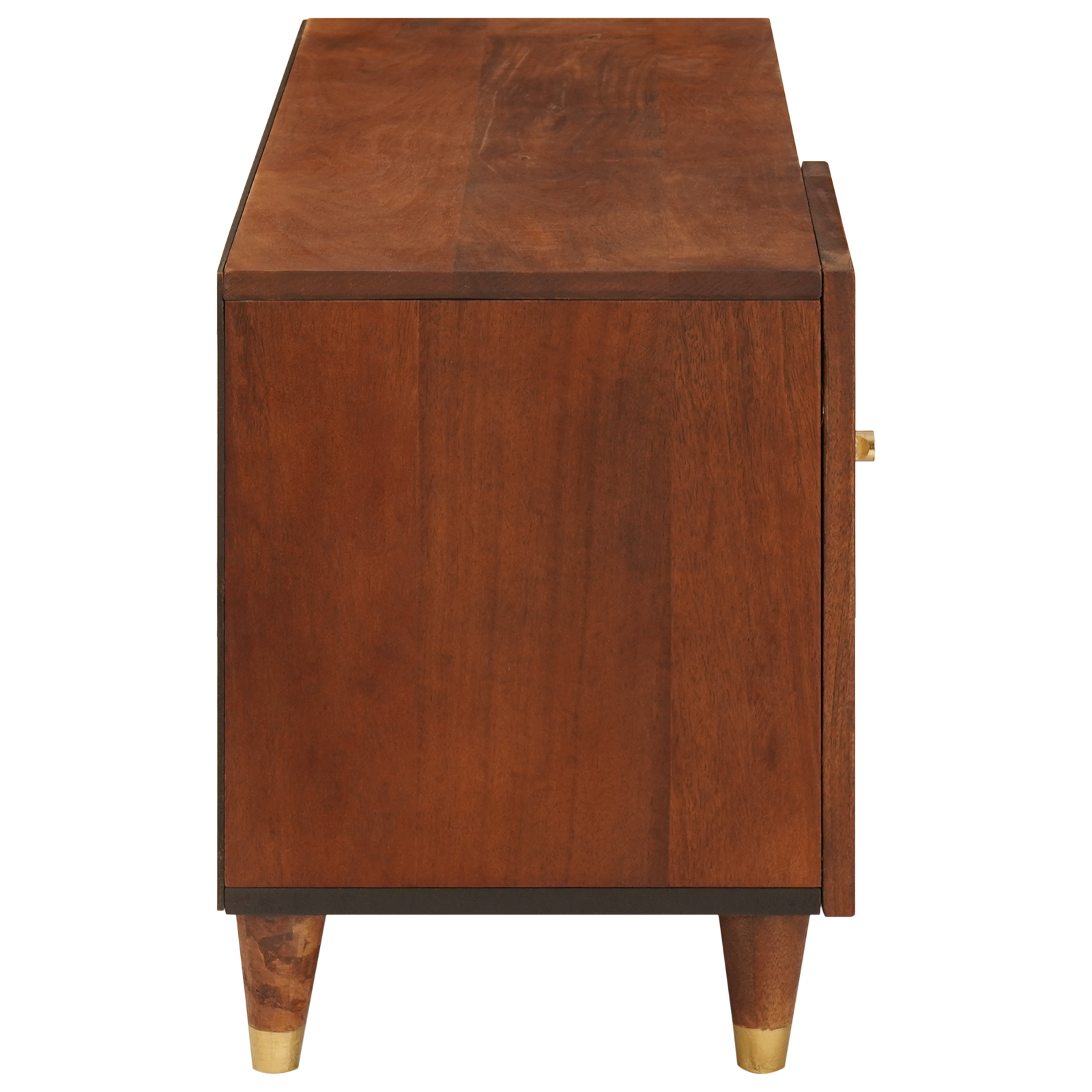 vidaXL Dulapuri și suporturi pentru stocarea media cu raft cu ușă Maro