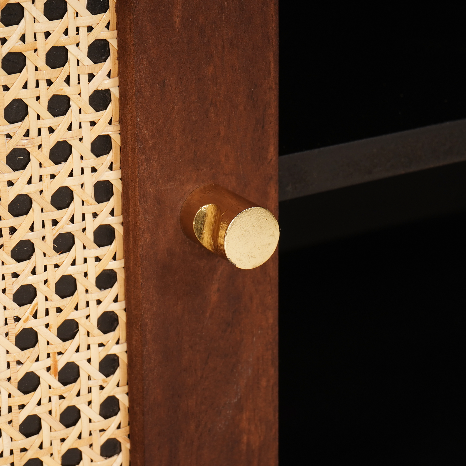 vidaXL Dulapuri și suporturi pentru stocarea media cu raft cu ușă Maro