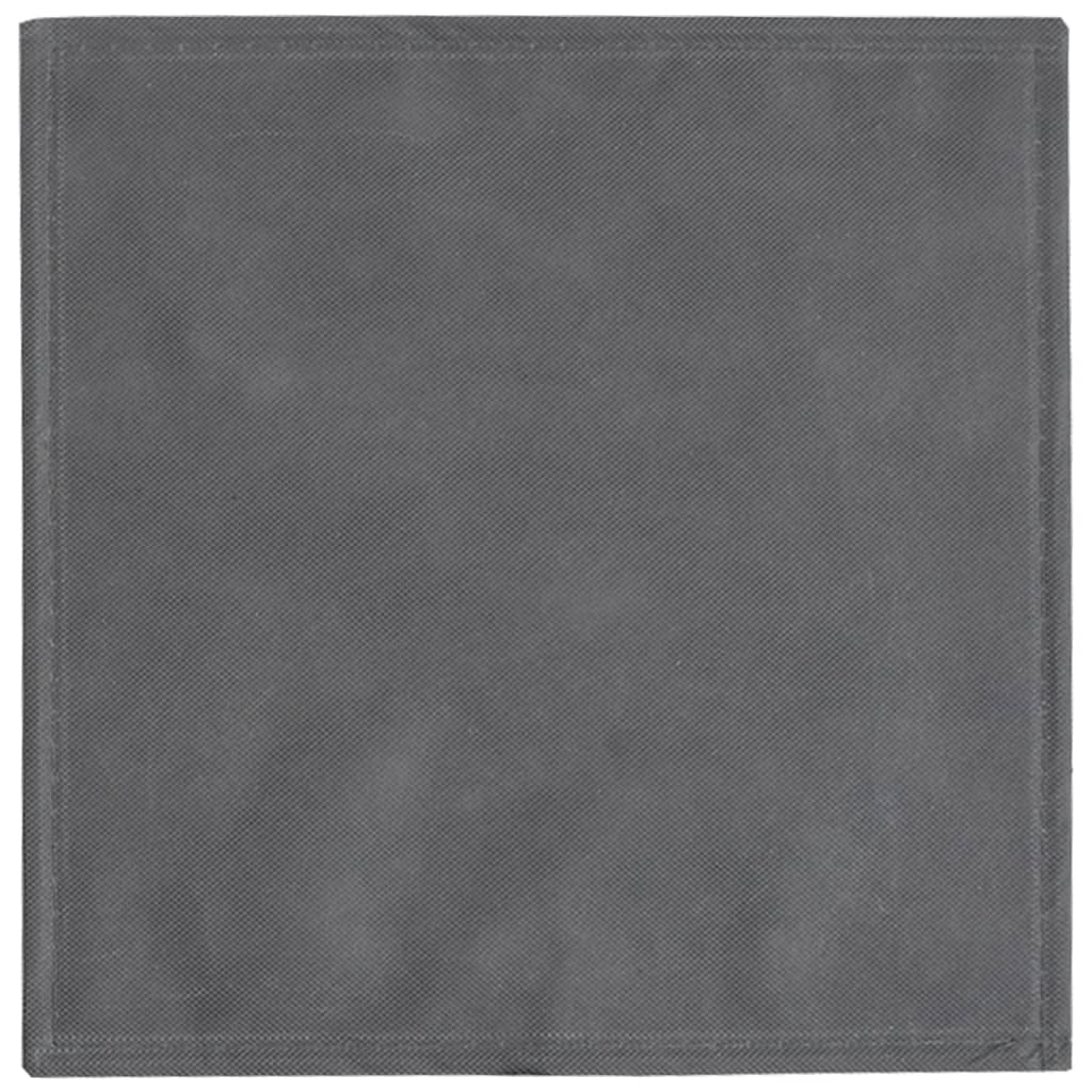 vidaXL Cutii depozitare pliabile 4 buc. gri 32x32x32 cm textil nețesut vidaXL Cutii depozitare pliabile 4 buc. gri 32x32x32 cm textil nețesut