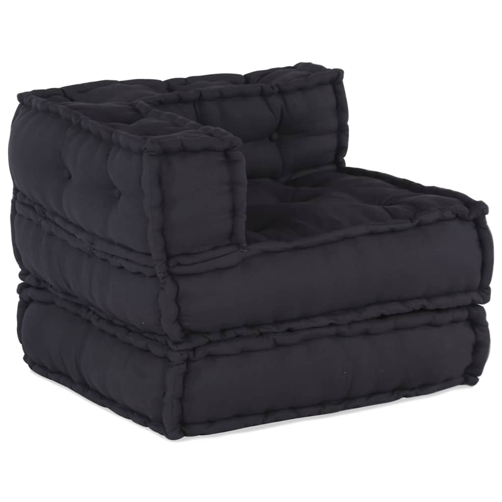 vidaXL Puf modular Antracit 70x70x54 Material