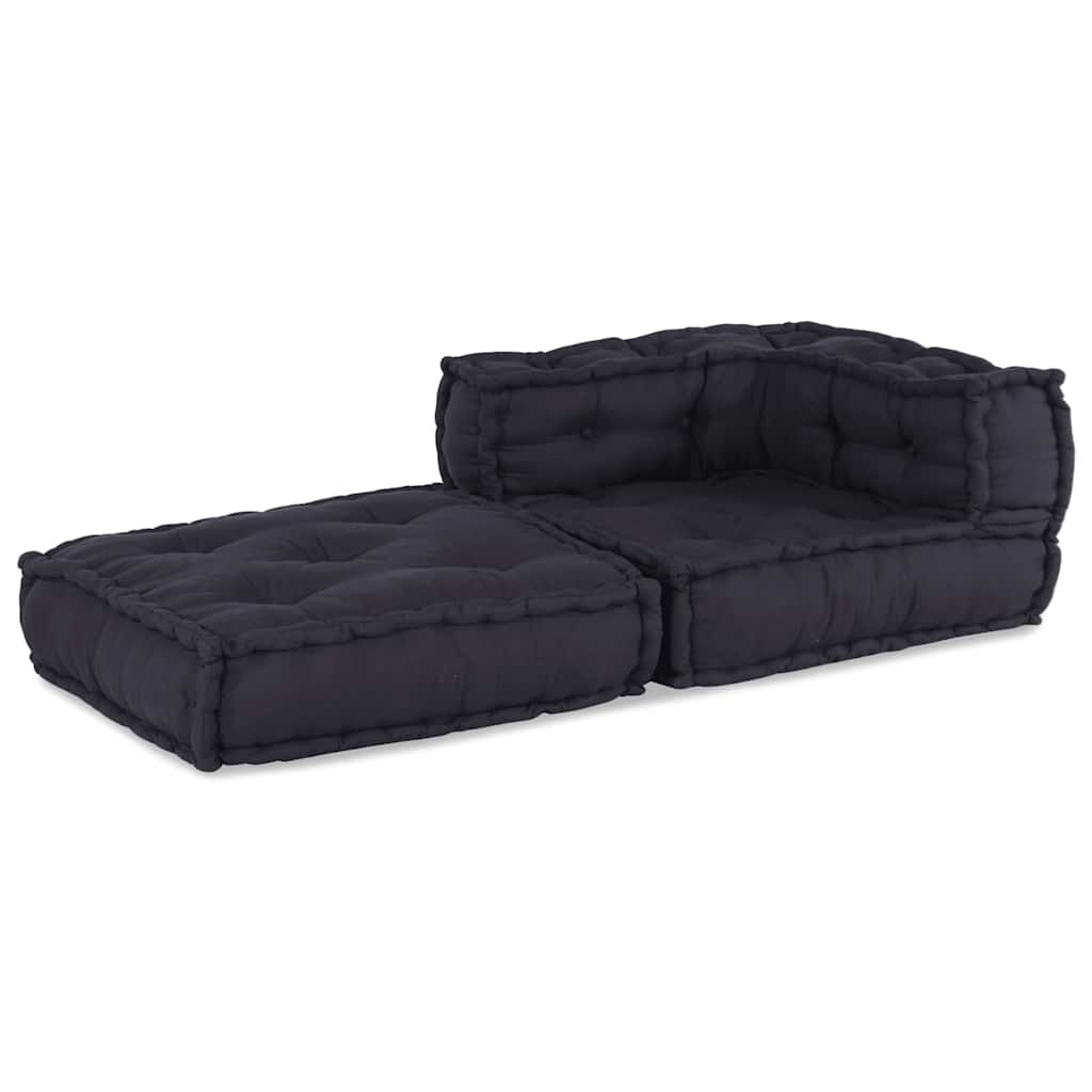 vidaXL Puf modular Antracit 70x70x54 Material