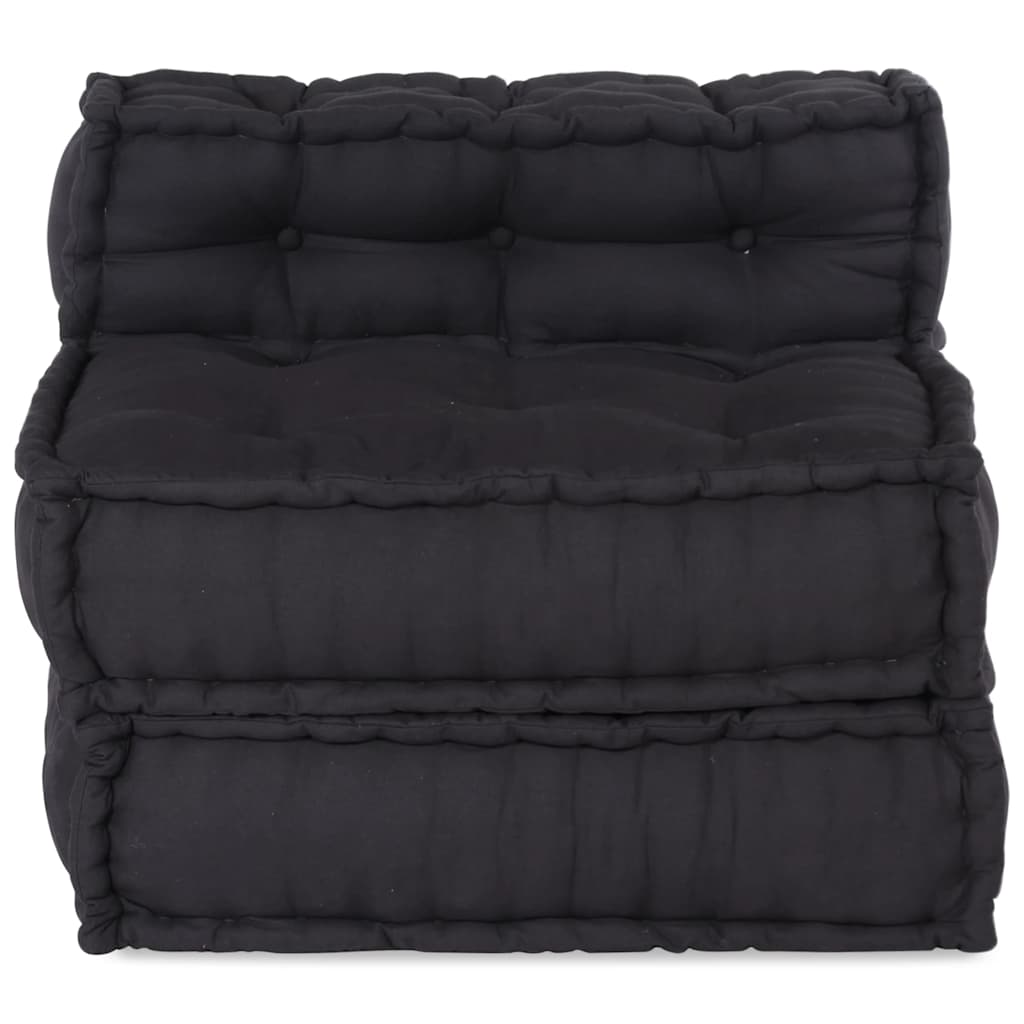 vidaXL Puf modular Antracit 70x70x54 Material