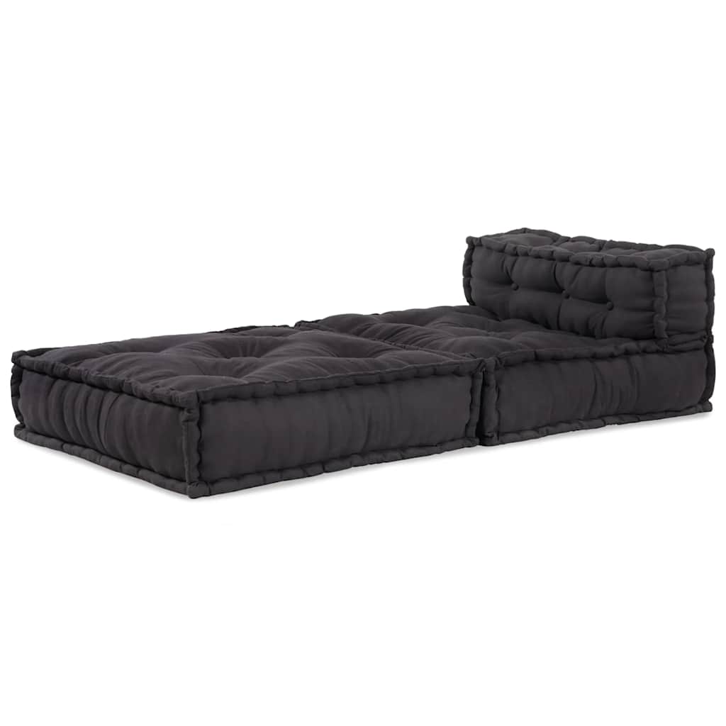 vidaXL Puf modular Antracit 70x70x54 Material