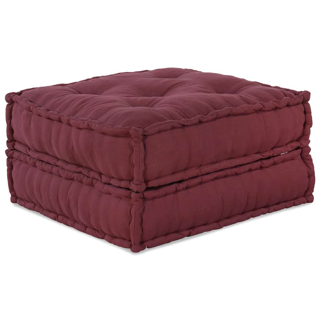 vidaXL Puf modular Maroon 70x70x36 țesătură vidaXL Puf modular Maroon 70x70x36 țesătură