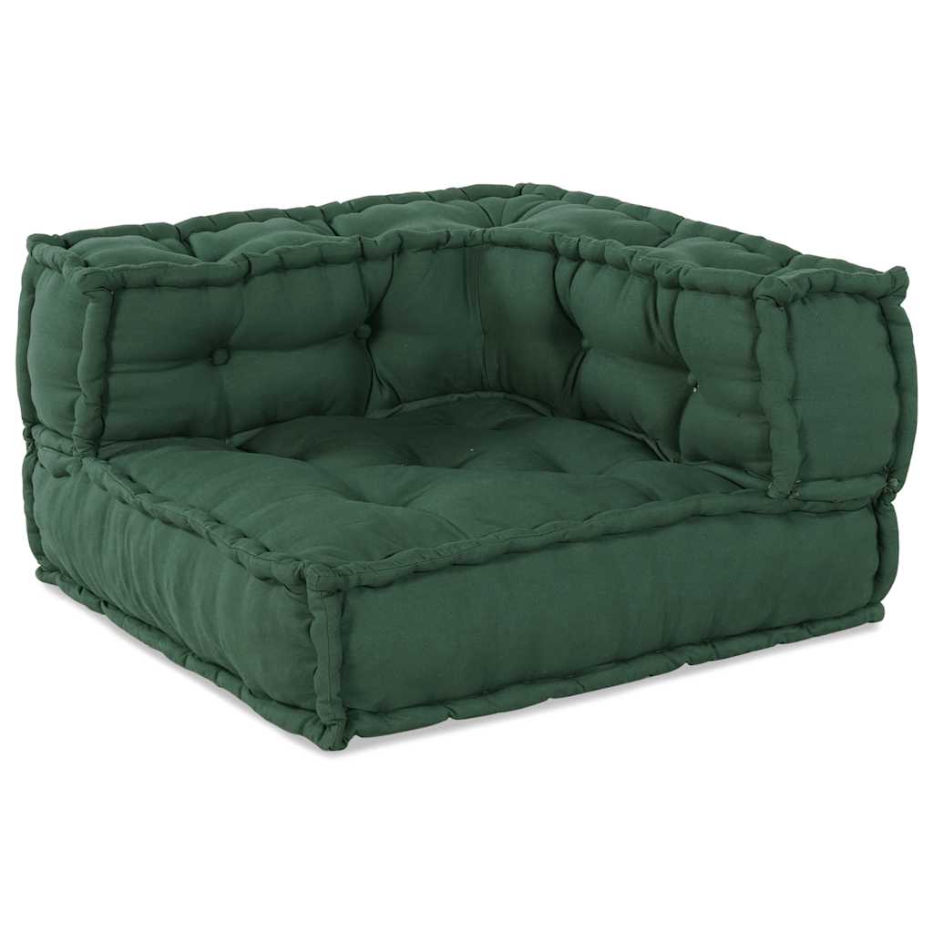 vidaXL Unitatea de sofa modulară verde 70x70x54 țesătură