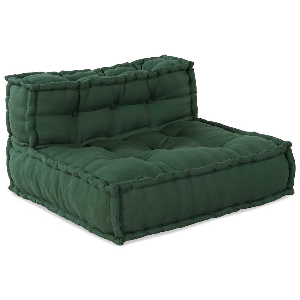 vidaXL Puf modular verde 70x70x54 țesătură vidaXL Puf modular verde 70x70x54 țesătură