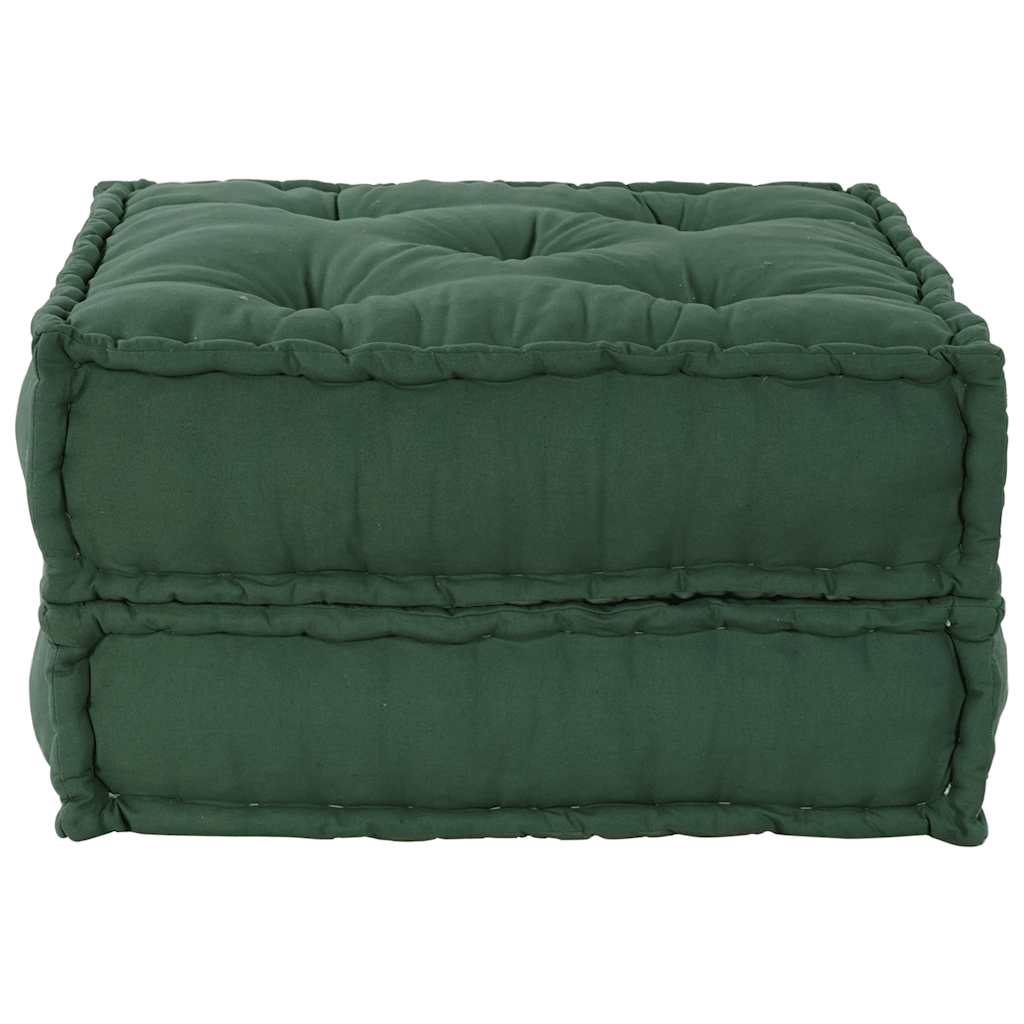 vidaXL Puf modular verde 70x70x36 țesătură
