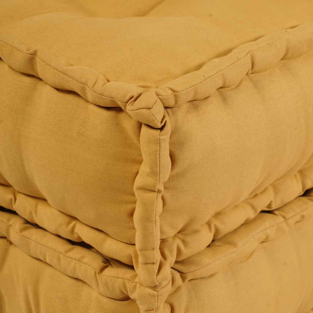 vidaXL Unitatea de sofa modulară galben 70x70x36 țesătură