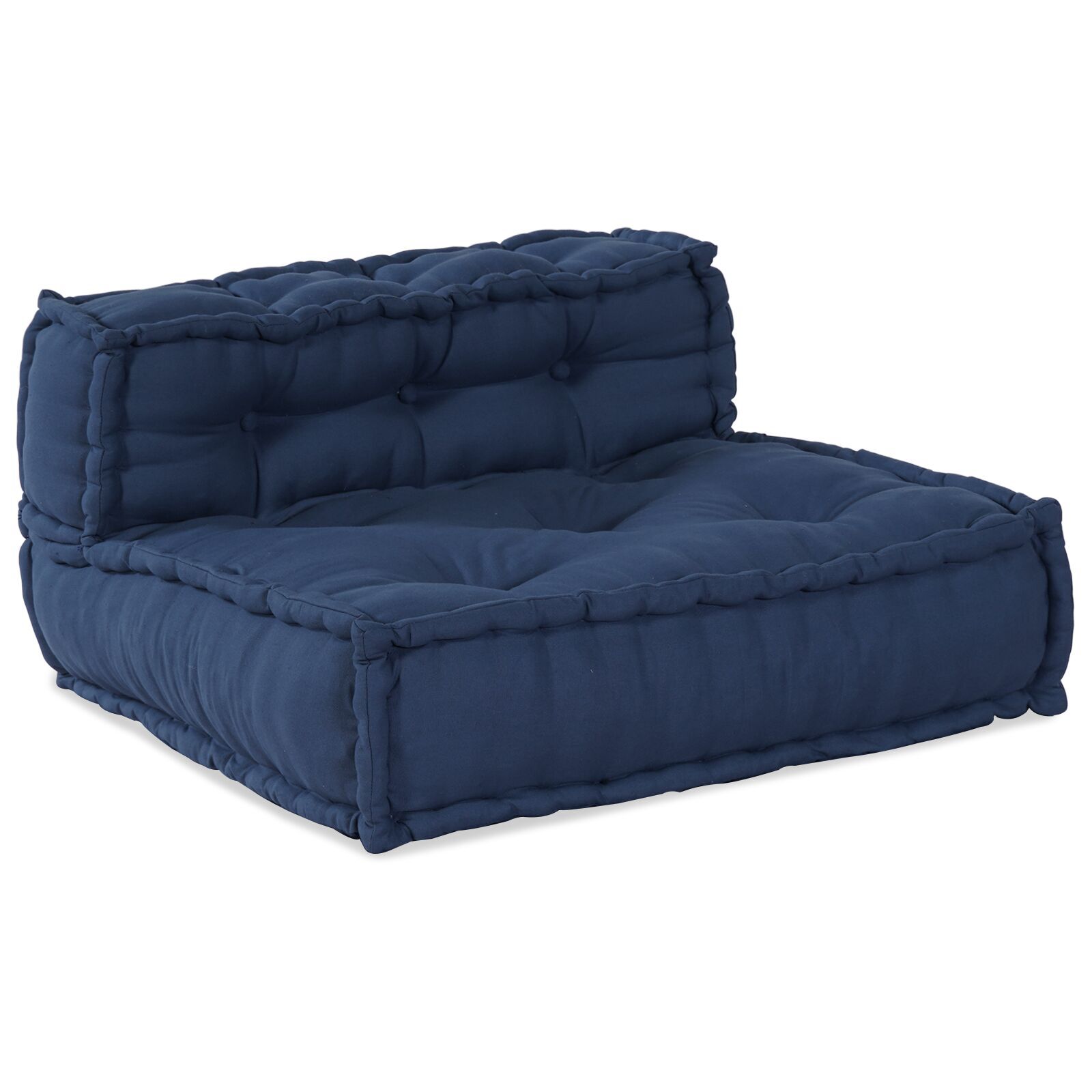 vidaXL Pouf Modular Indigo 70x70x54 Material vidaXL Pouf Modular Indigo 70x70x54 Material