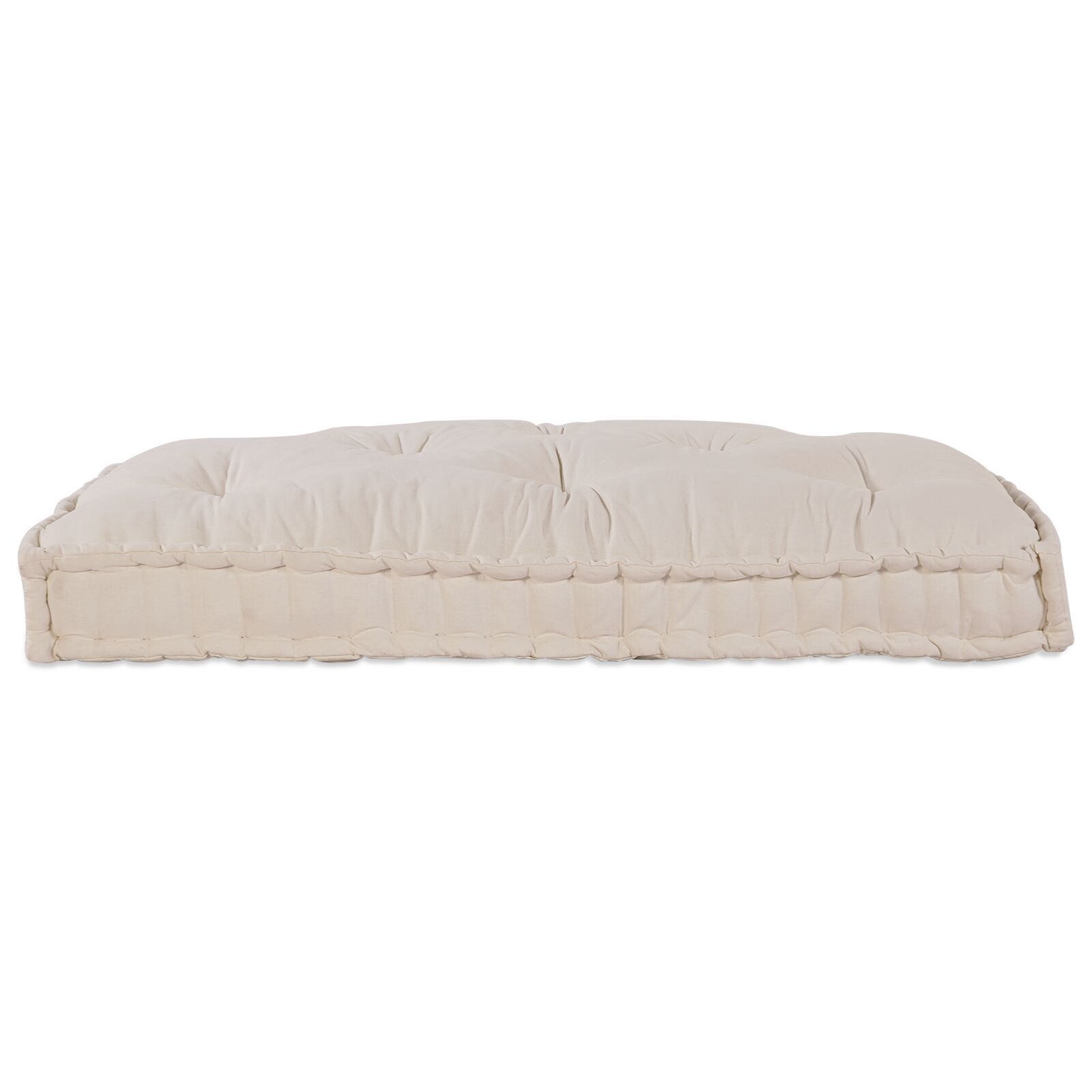 vidaXL Perna pentru canapea din paleți Crem 60 x 40 cm Bumbac