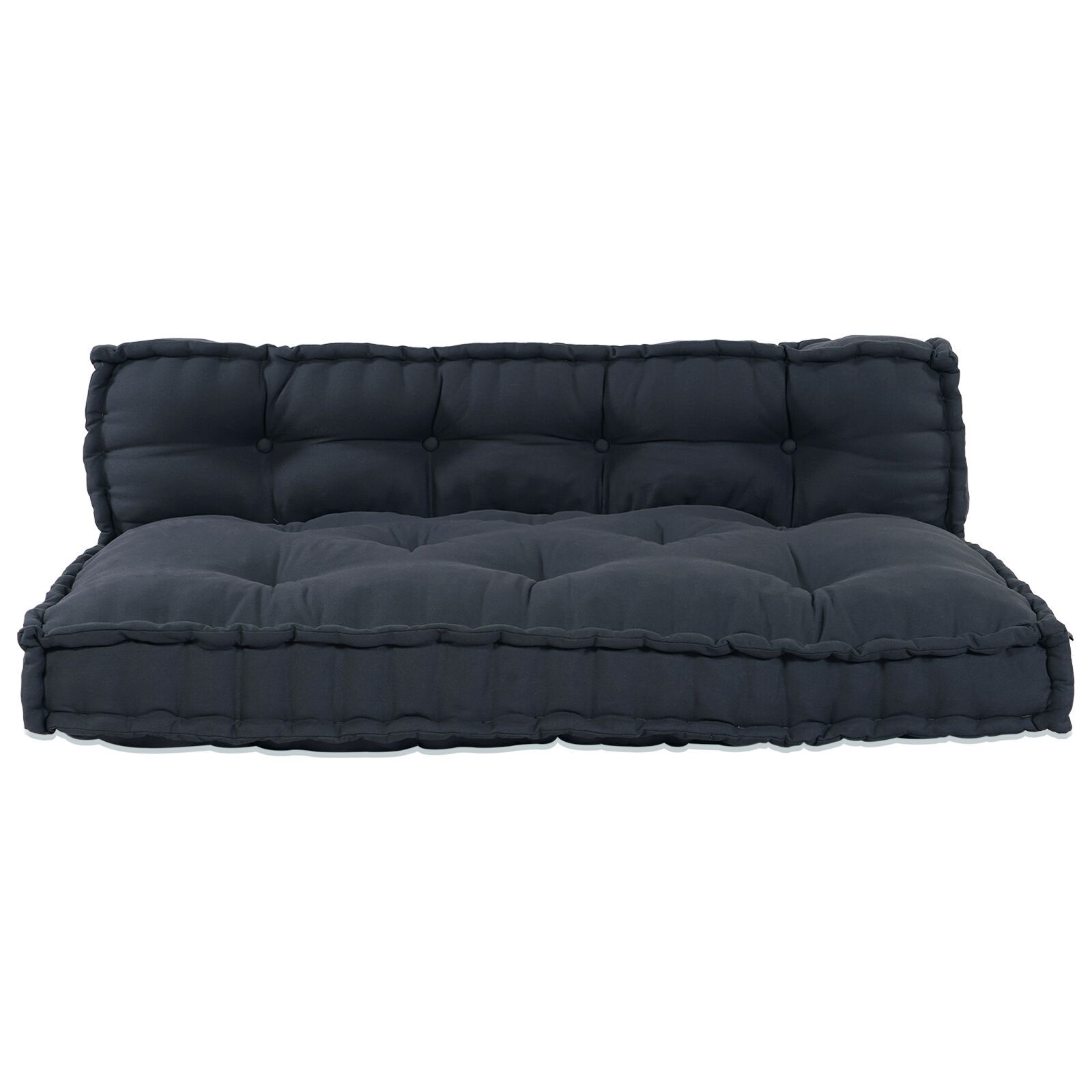 vidaXL Perna pentru canapea Pallet 2 pcs Antracit Standard Bumbac