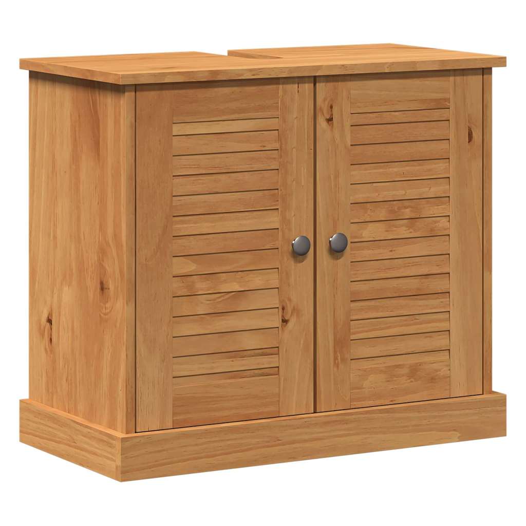 vidaXL Unități de vanitate pentru baie maro miere 67.5 x 34 x 59 cm vidaXL Unități de vanitate pentru baie maro miere 67.5 x 34 x 59 cm