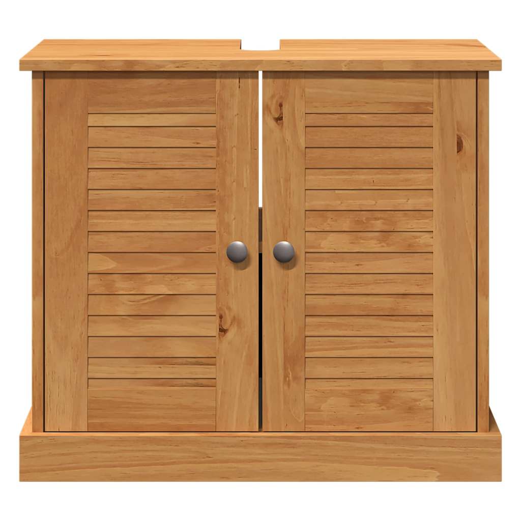 vidaXL Unități de vanitate pentru baie maro miere 67.5 x 34 x 59 cm vidaXL Unități de vanitate pentru baie maro miere 67.5 x 34 x 59 cm