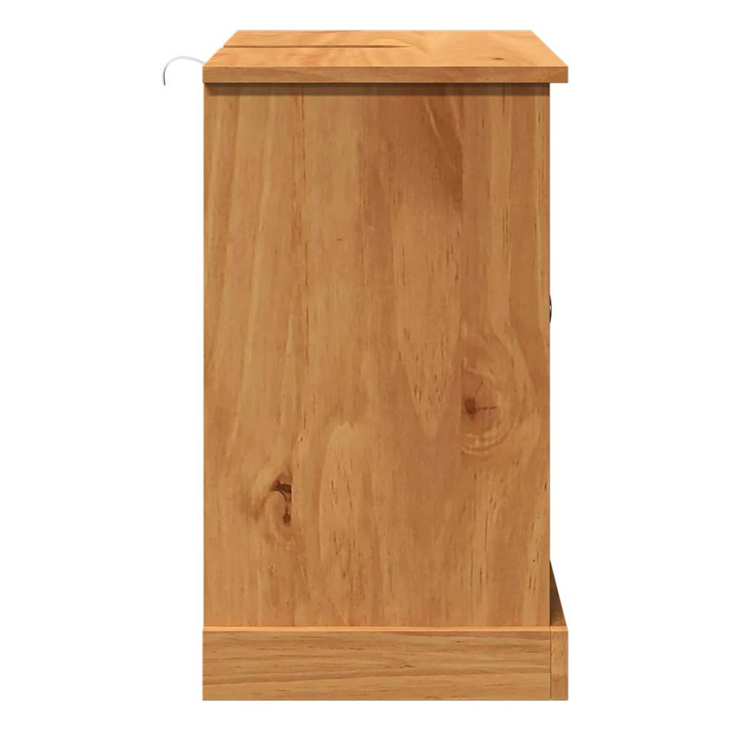 vidaXL Unități de vanitate pentru baie maro miere 67.5 x 34 x 59 cm vidaXL Unități de vanitate pentru baie maro miere 67.5 x 34 x 59 cm