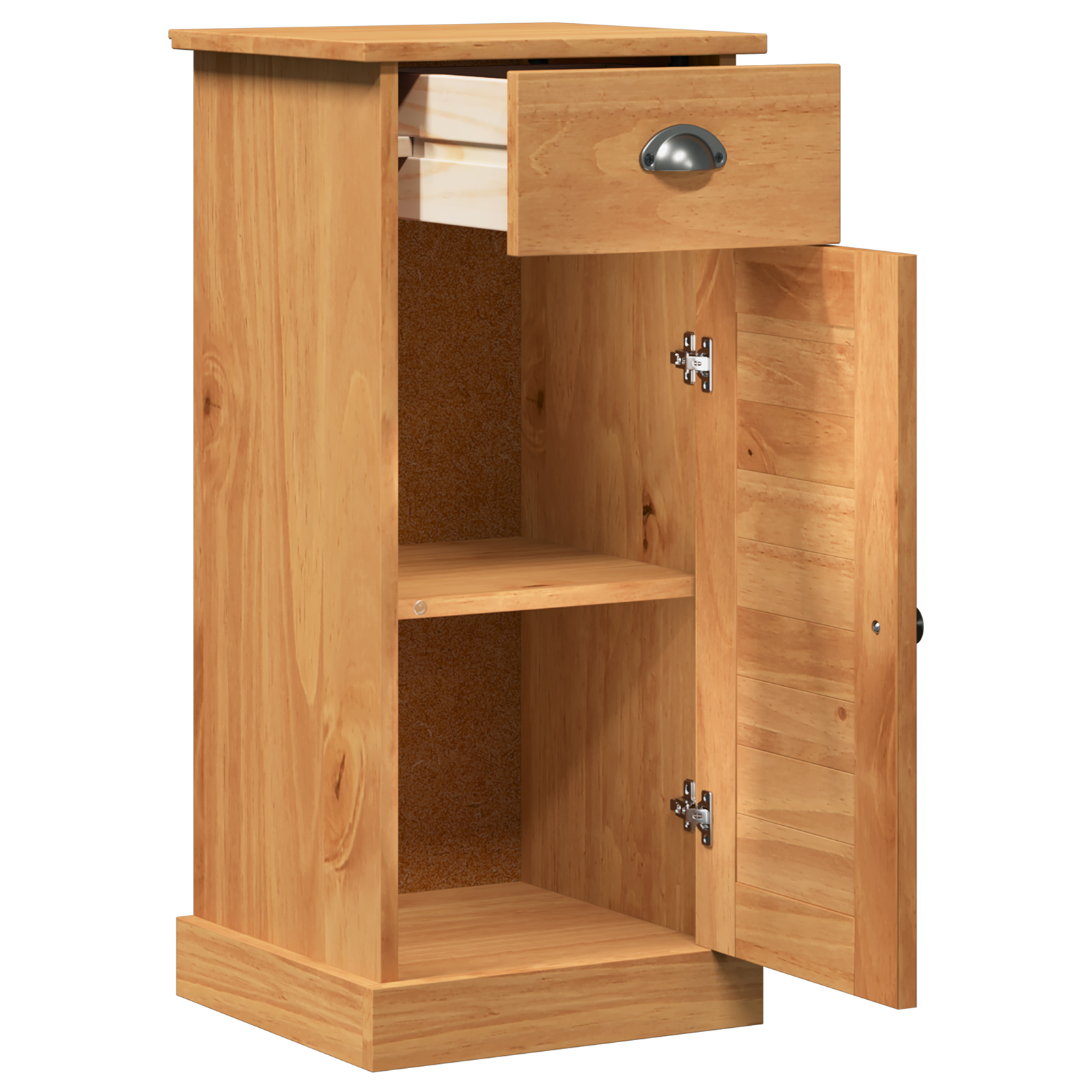 vidaXL Cabinet de baie "VIGO" cu sertar 37x34x80 cm Lemn masiv de pin