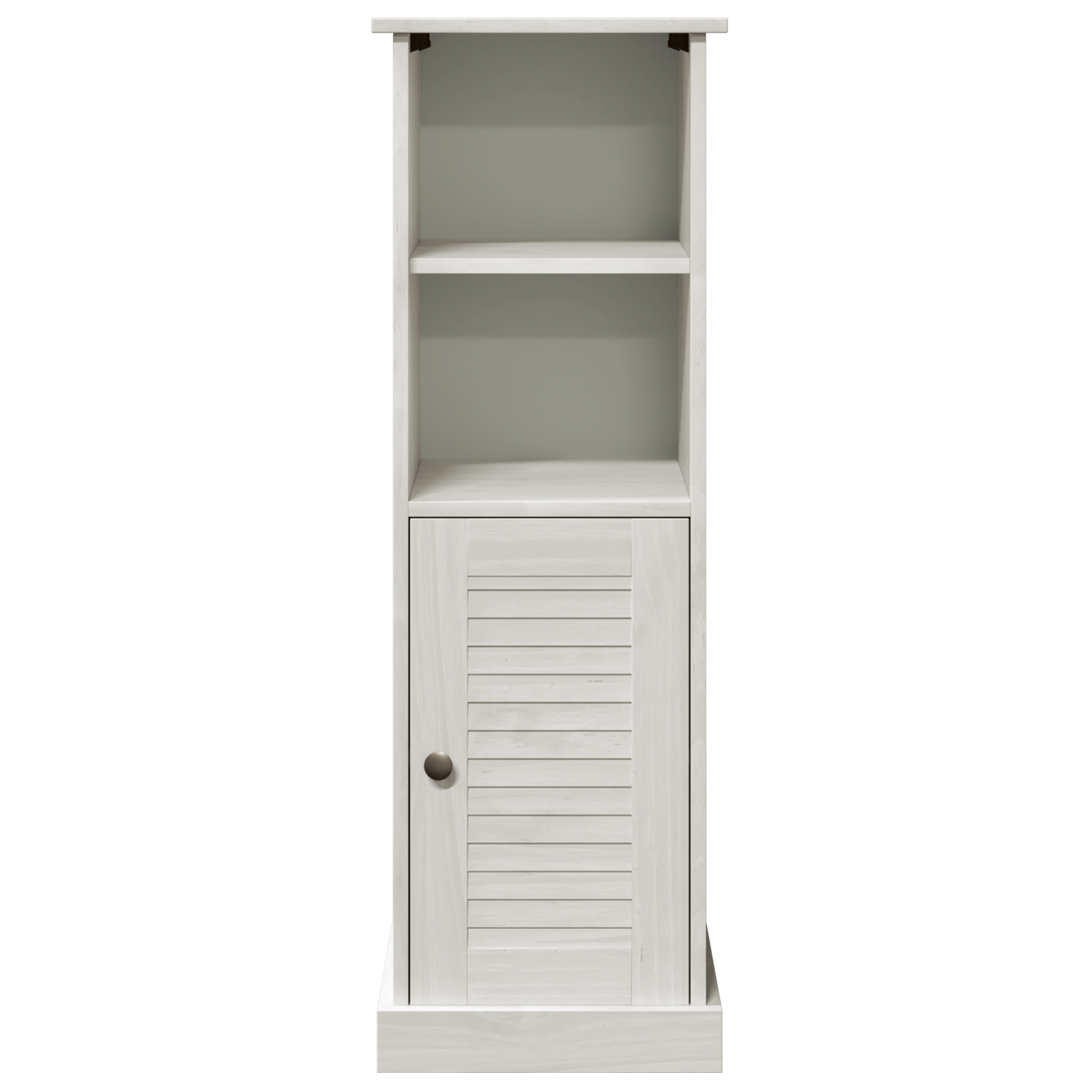vidaXL Dulap de Baie Alb 37 x 34 x 110 cm Lemn masiv de pin vidaXL Dulap de Baie Alb 37 x 34 x 110 cm Lemn masiv de pin
