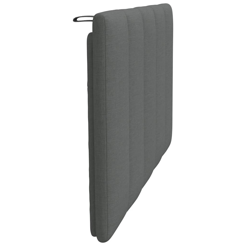 vidaXL Pernă pentru tăblie de pat, gri închis, 80 cm, material textil vidaXL Pernă pentru tăblie de pat, gri închis, 80 cm, material textil
