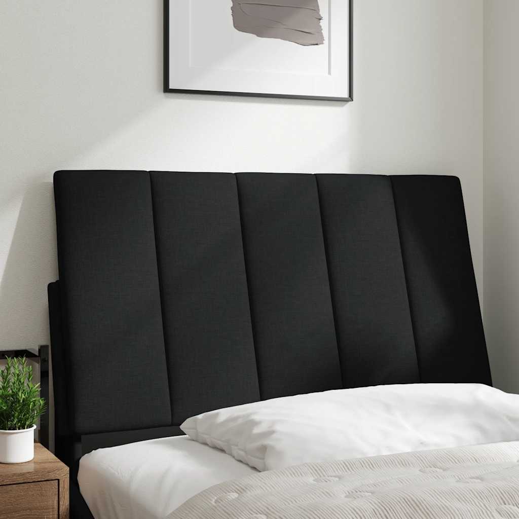 vidaXL Pernă pentru tăblie de pat, negru, 80 cm, material textil