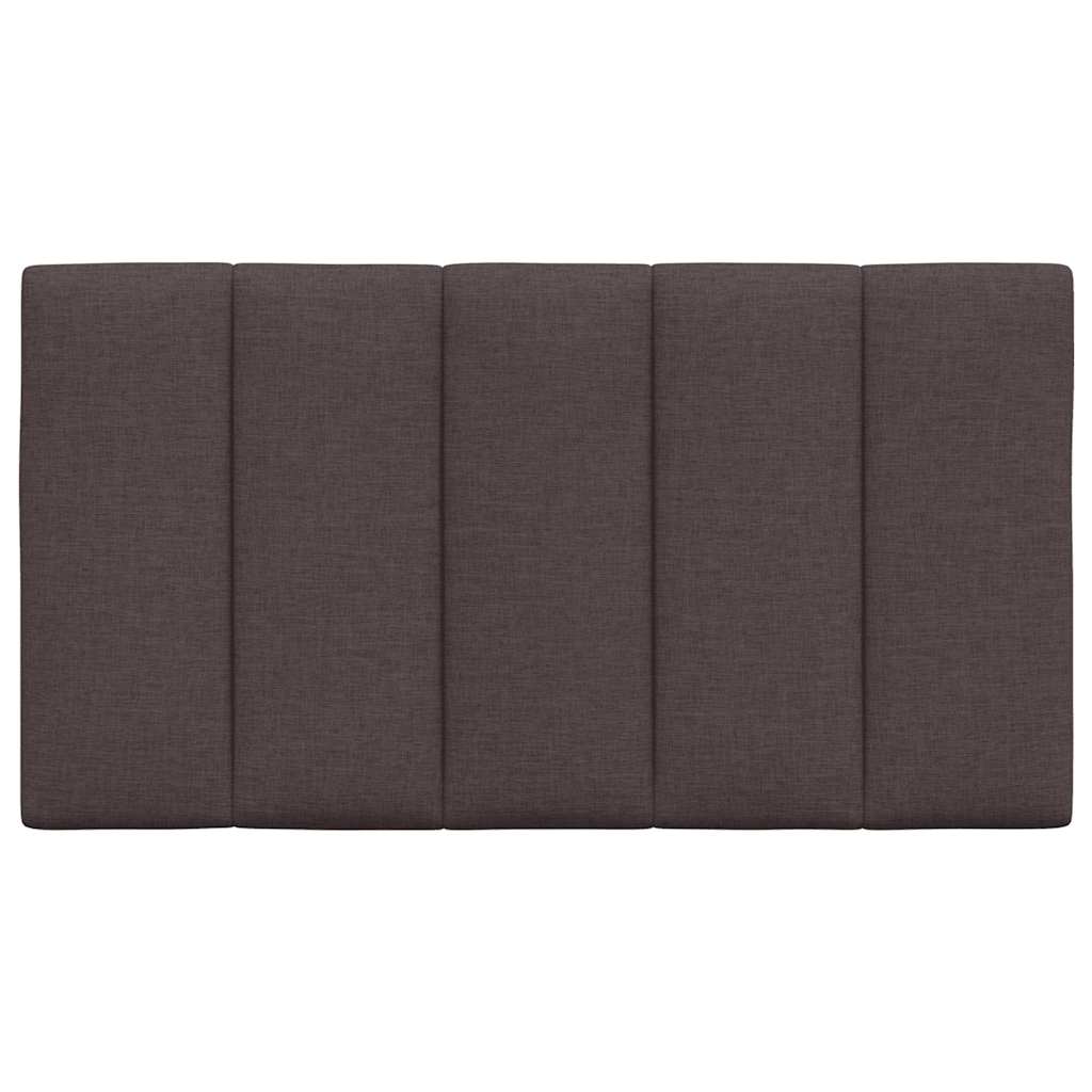vidaXL Pernă pentru tăblie de pat maro închis, 80 cm, material textil vidaXL Pernă pentru tăblie de pat maro închis, 80 cm, material textil