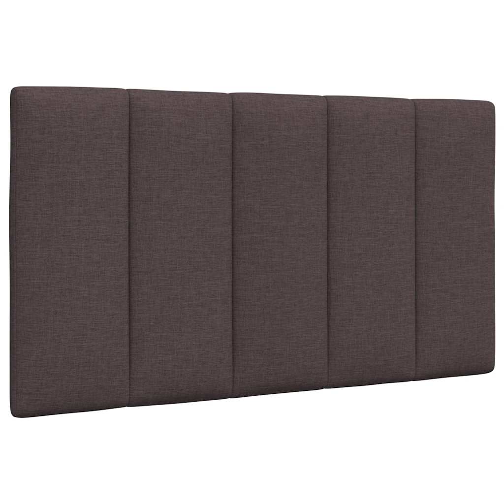 vidaXL Pernă pentru tăblie de pat maro închis, 80 cm, material textil vidaXL Pernă pentru tăblie de pat maro închis, 80 cm, material textil